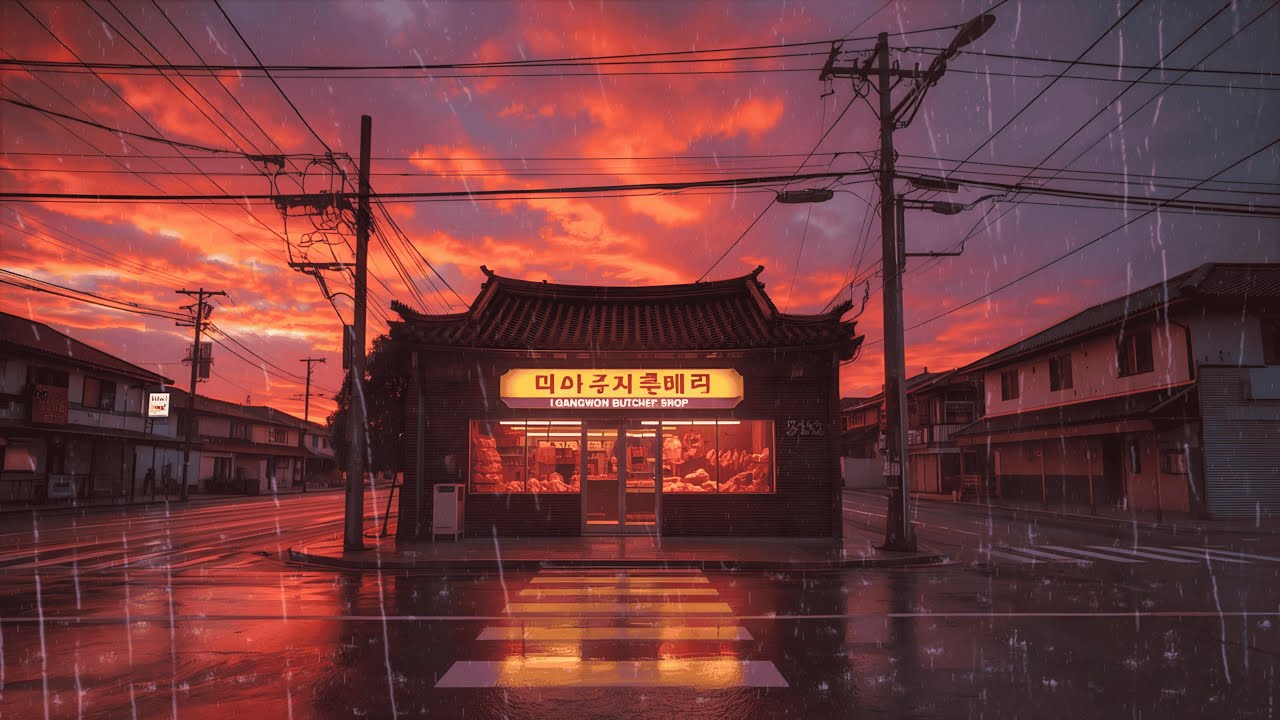 Tokyo Lofi Rain 🌧️ This Rainy Street Feels Like a Memory