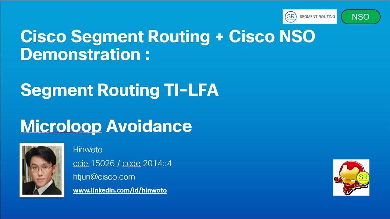 5. Cisco Segment Routing Protection TI LFA & Microloop Avoidance (2019)