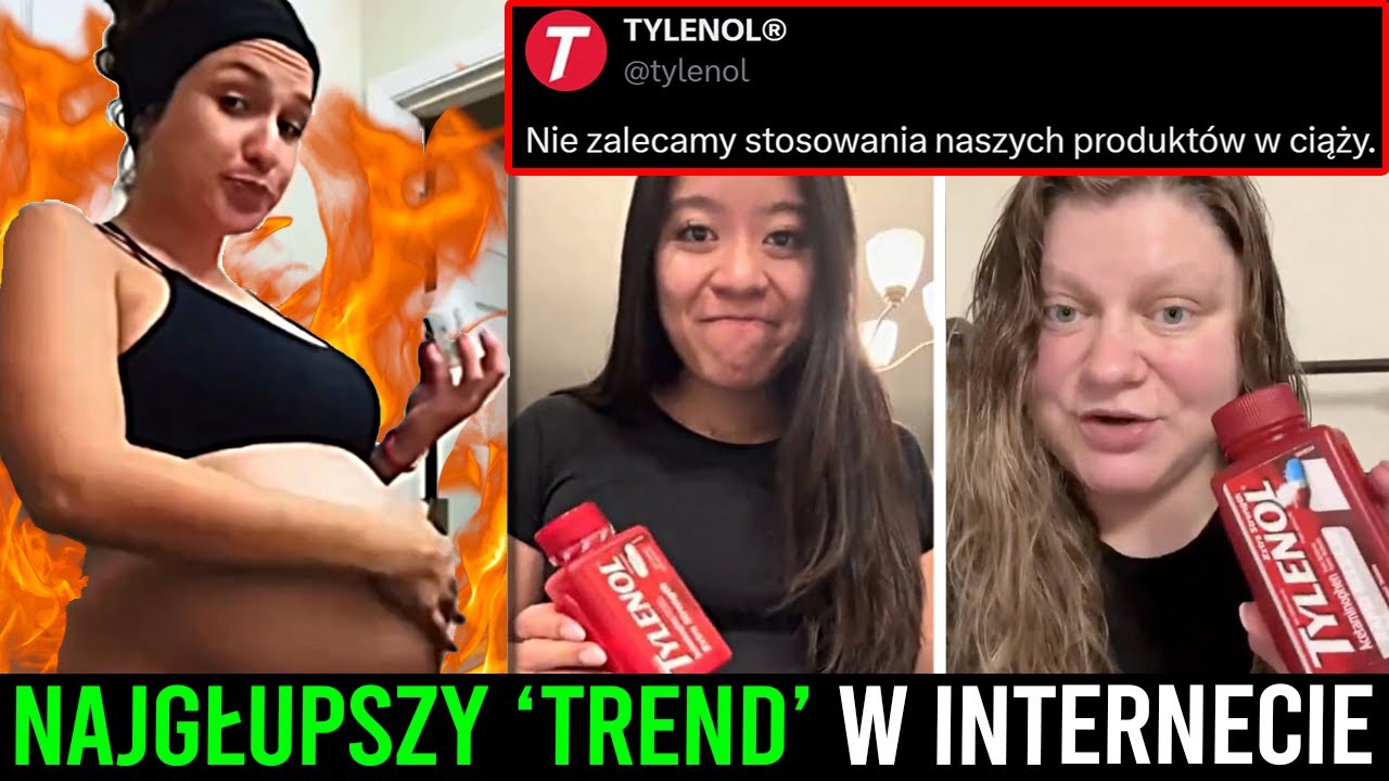 NAJDURNIEJSZY 'TREND'  na zachodzie🤦Ciężarne kobiety łykają piguły, bo nie lubią Trumpa