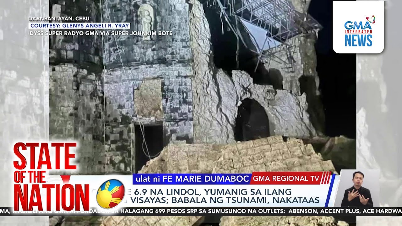 Magnitude 6.9 quake jolts Visayas | SONA