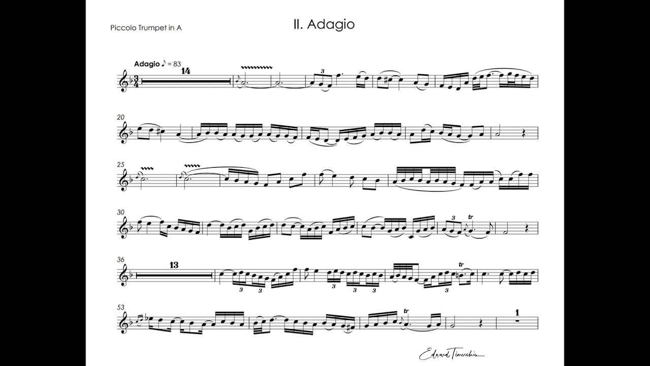 Molter, Johann - Concerto in D - Wynton Marsalis trumpet piccolo A