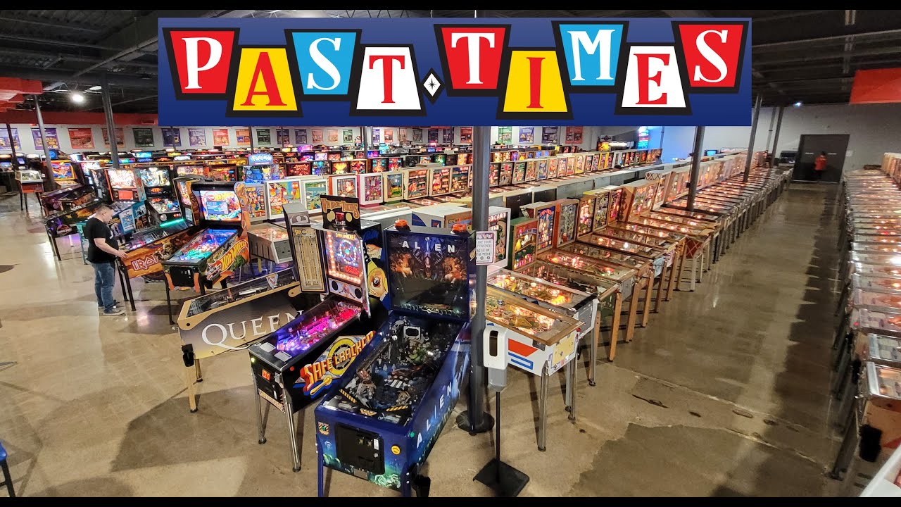 2000 Pinball Machine Collection! Rob Berk's Past Times Arcade & Warehouse Tour!