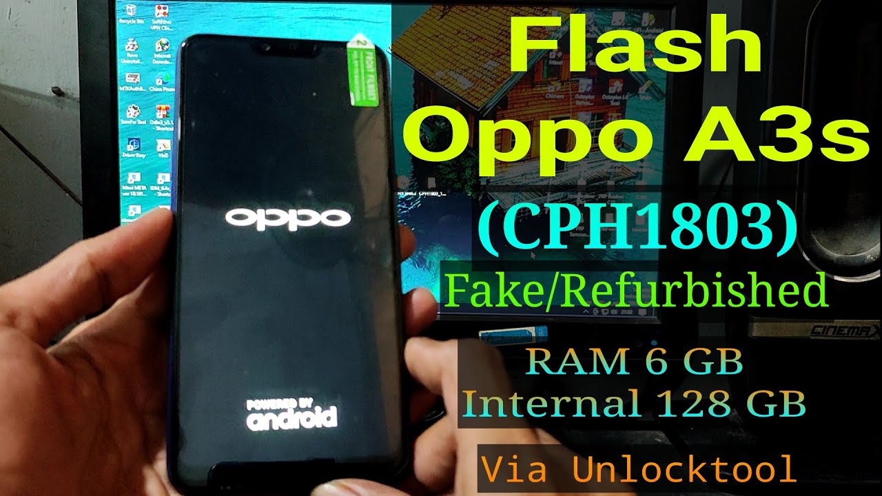 Flash Oppo A3s (CPH1803) PBAM00 refurbished