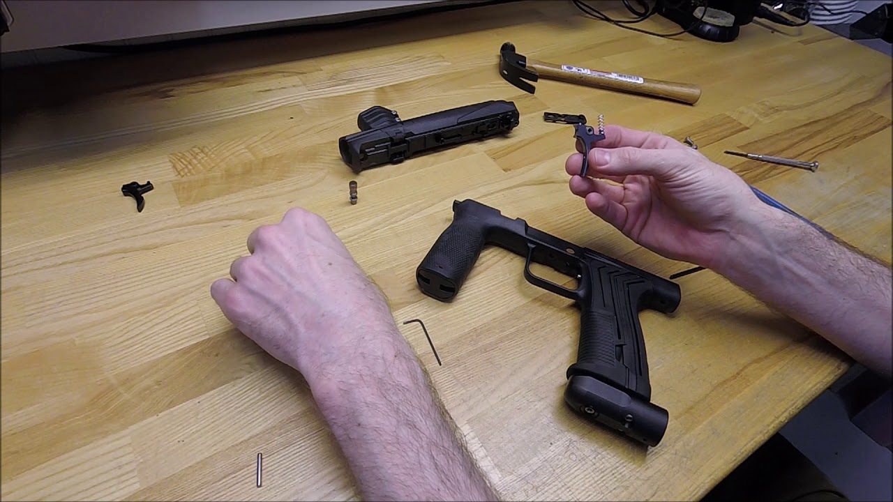 EMach Trigger Installation - Adjustable dual bearing trigger for Planet Eclipse eMek
