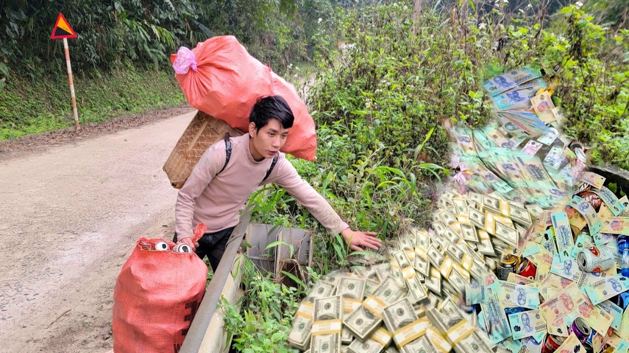 My health gradually recovered, I continued my daily job of collecting trash to earn money.