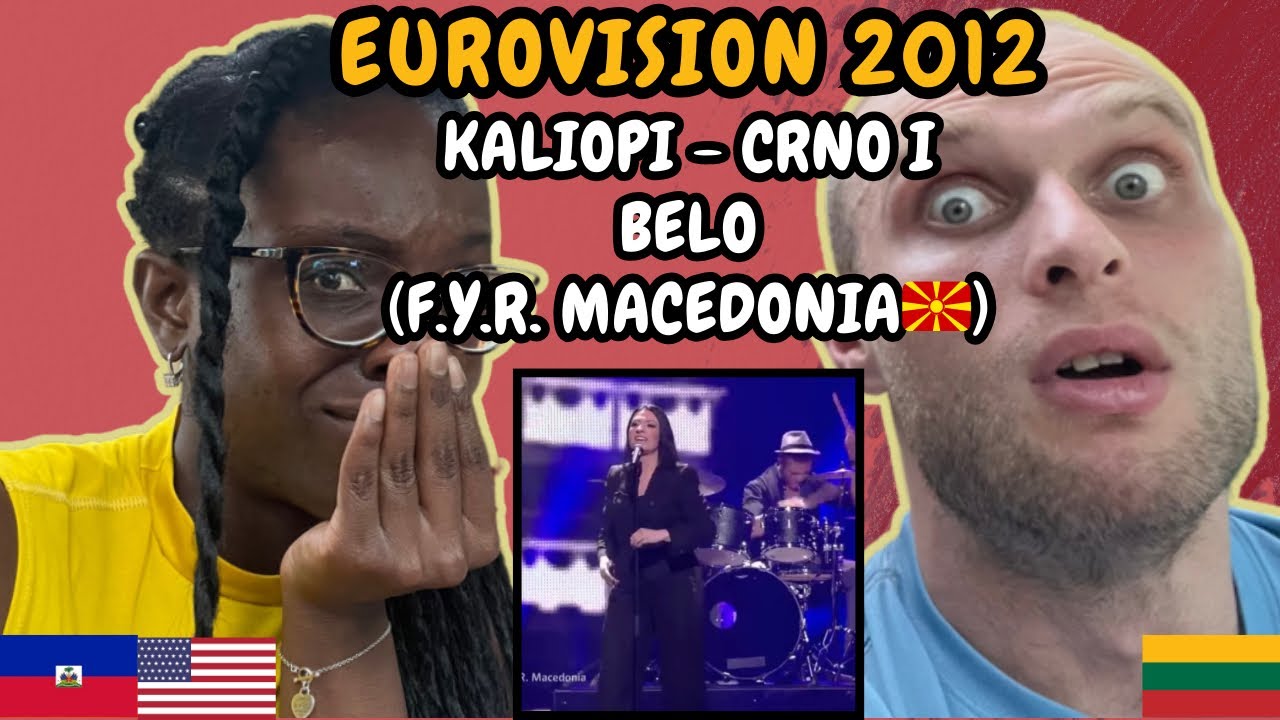 РЕАКЦИЯ НА Kaliopi - Crno I Belo (Бывшая Югославская Республика Македония 🇲🇰 Евровидение 2012) | ...