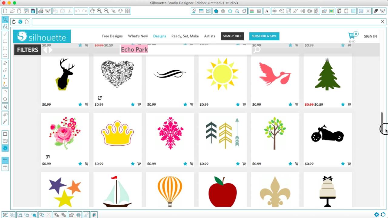 Silhouette Design Store