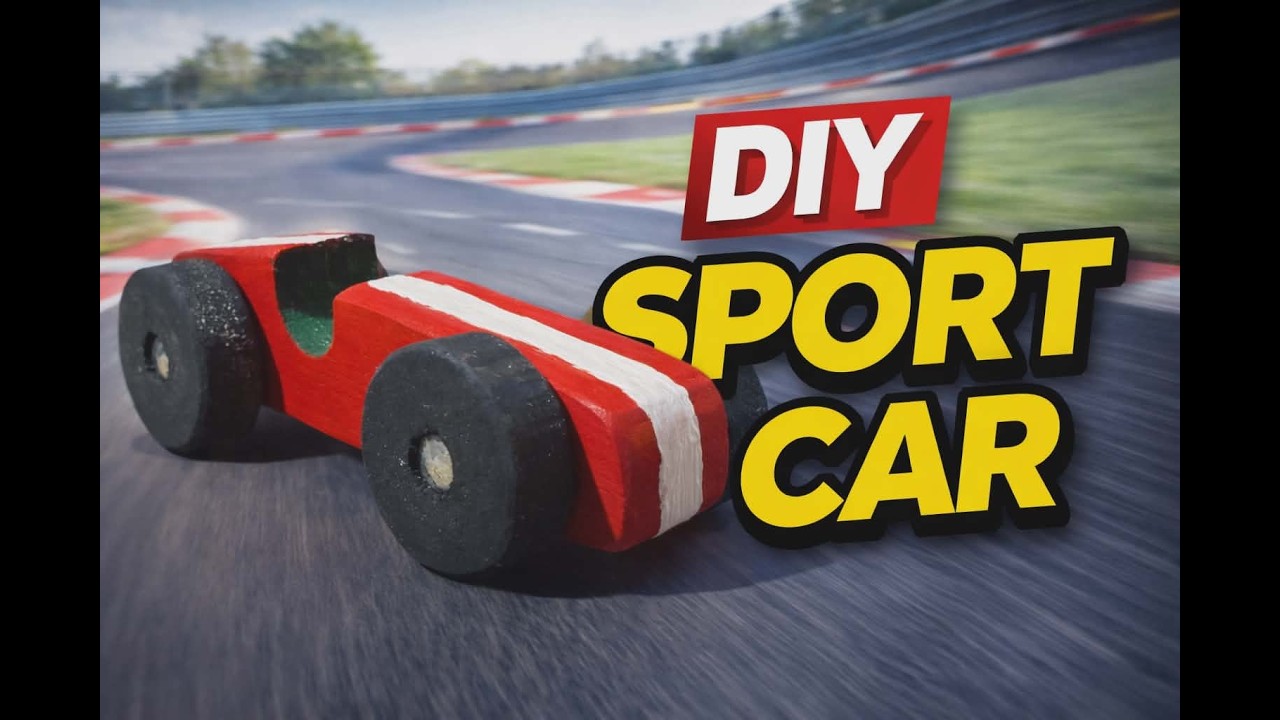 I Built a Wooden Race Car (DIY)