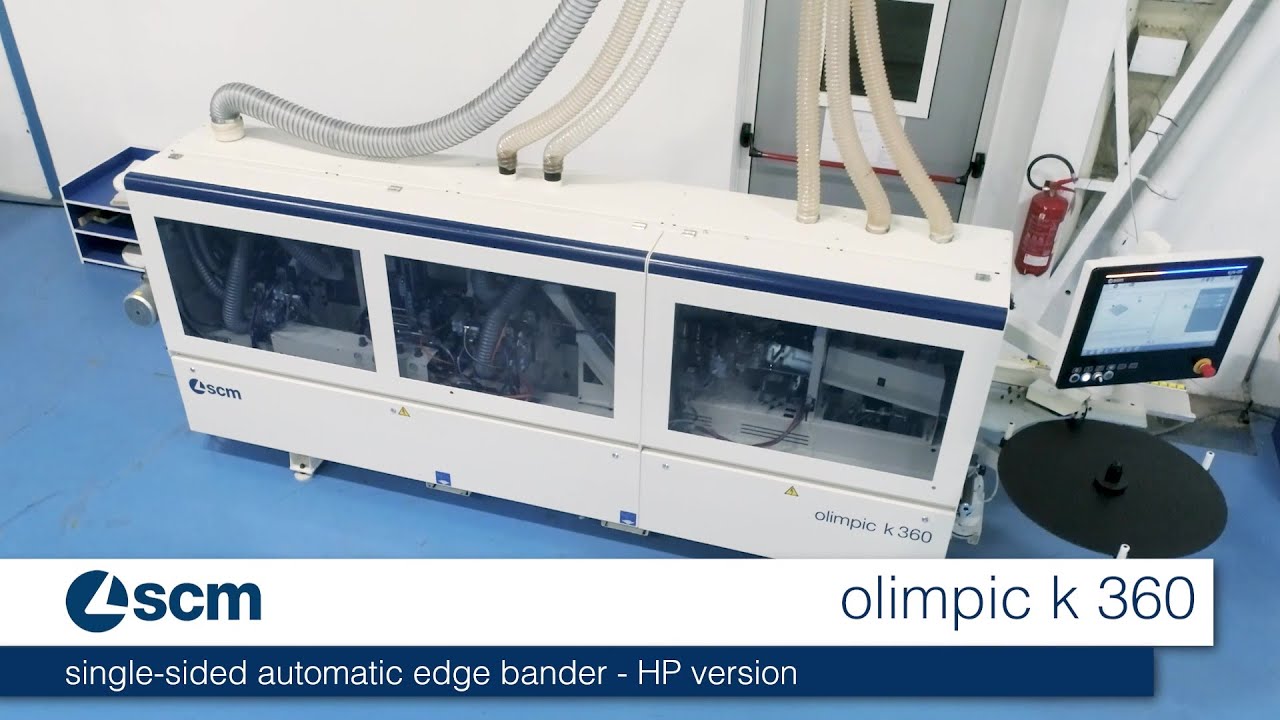 scm olimpic k360 - single sided automatic edge bander - HP version