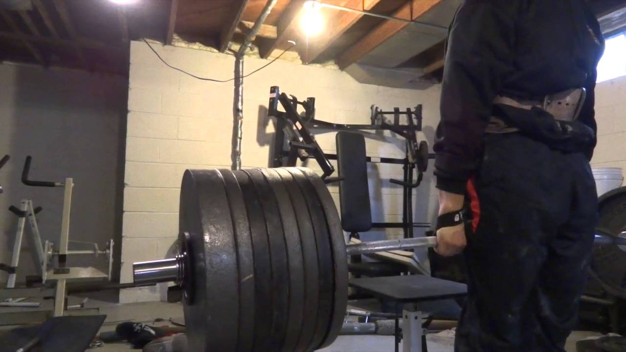 880 lbs barbell hack squat aka behind back deadlift 400 kg HEAVIEST EVER!