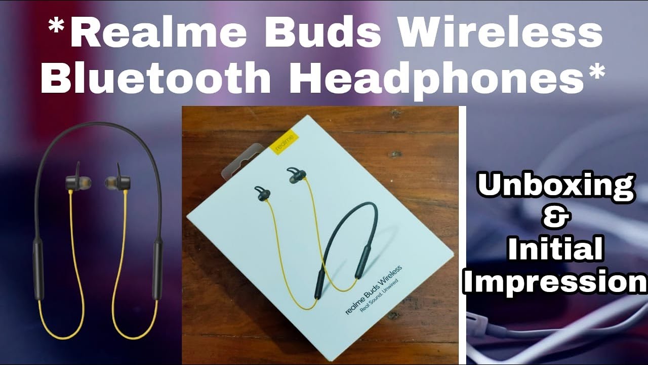 Realme wireless Buds Bluetooth Headset Unboxing & Initial Impression || By Tech with Sandeep