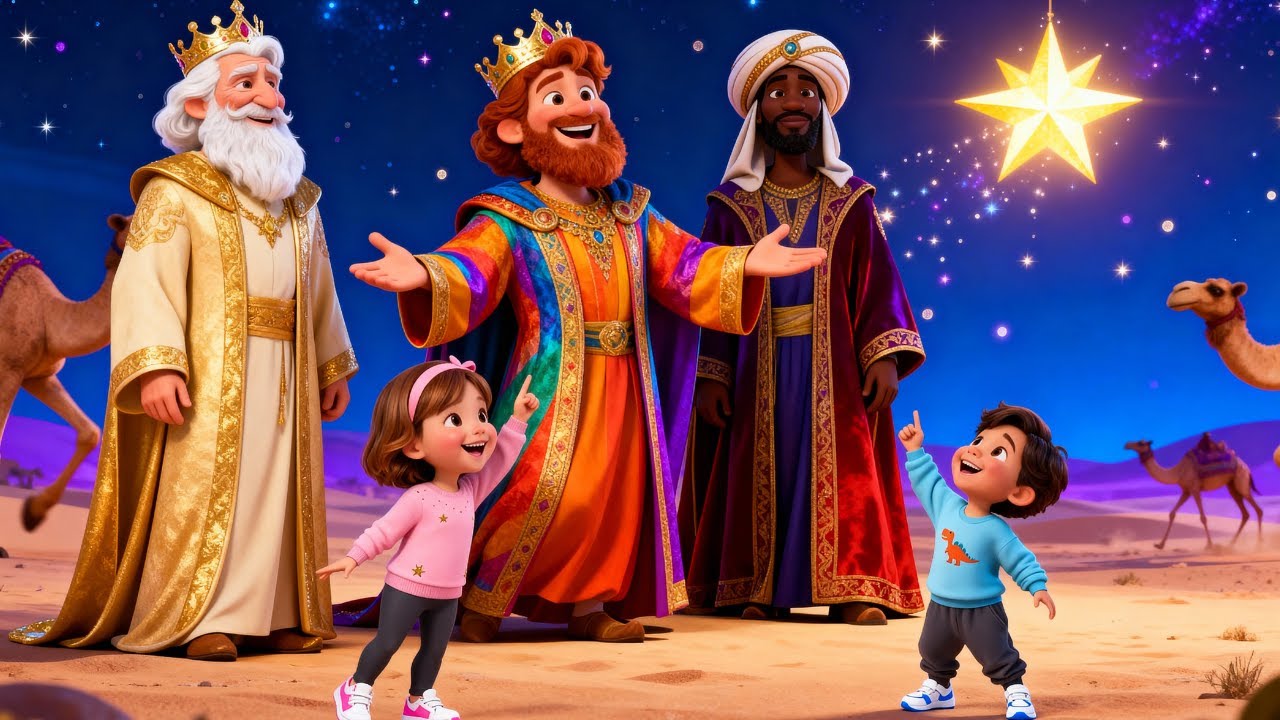 Canción de los Reyes Magos para Niños 👑🎶 | La Noche Más Mágica