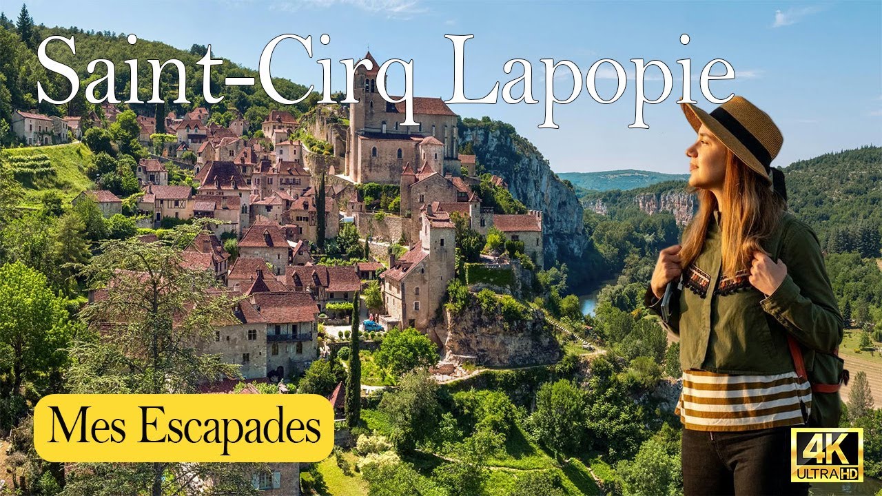 Saint-Cirq-Lapopie : le plus beau village de Franc  | MES ESCAPADES | 4K