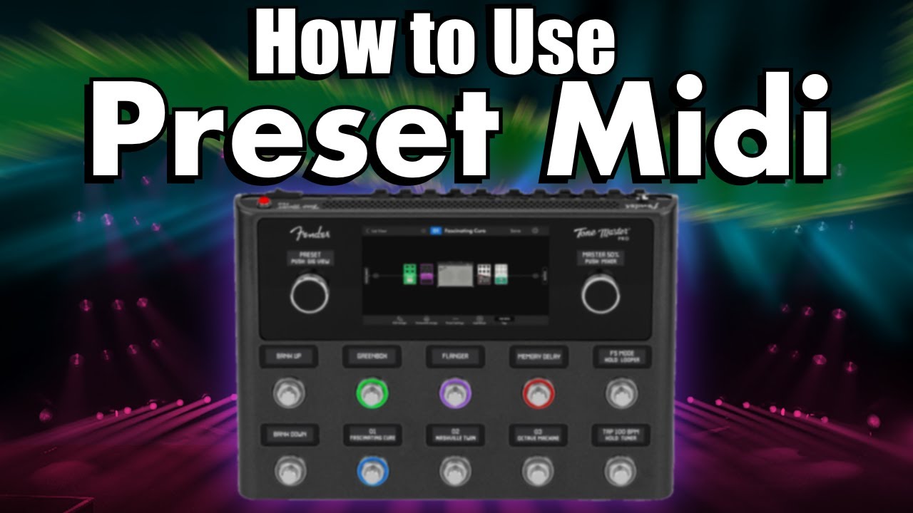 Fender Tone Master Pro - Let's Check Out PRESET MIDI!