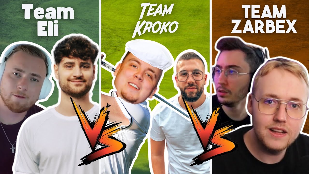2vs2vs2 Golf mit Zarbex, Eli, Danny, Mert und Repaz