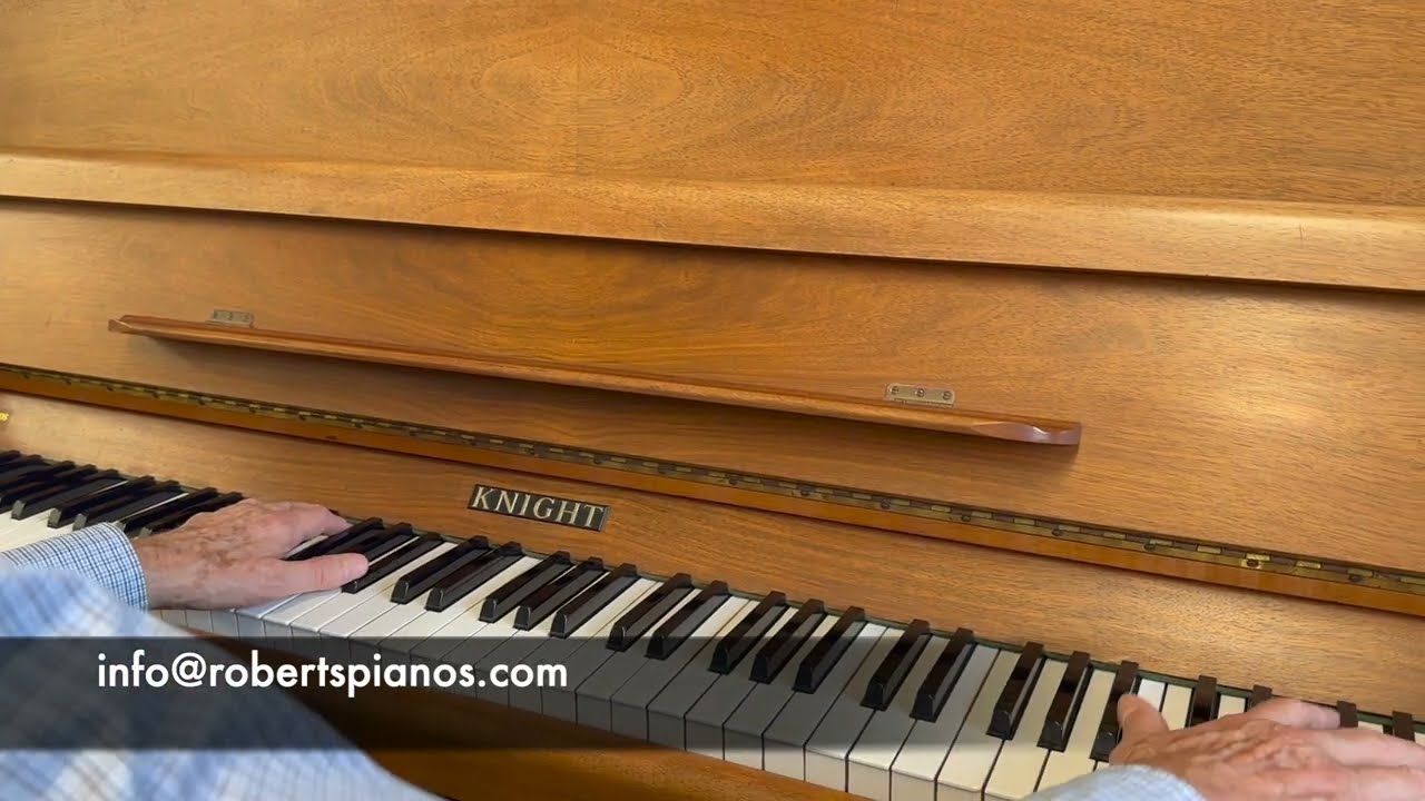 Knight K10 110cm 1973 walnut satin; little used; one of the  best small pianos ever made: