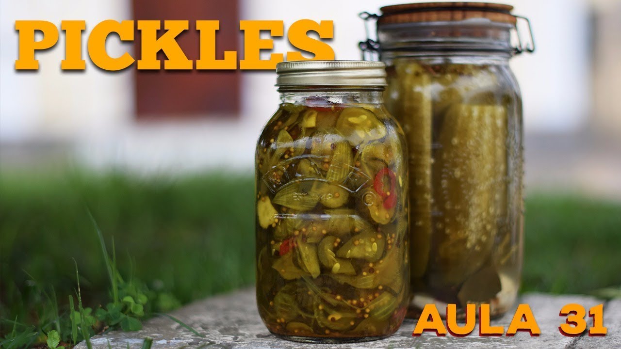 Aula 31 -  Pickles (Como Fazer Picles Lactofermentado) / Cansei de ser Chef