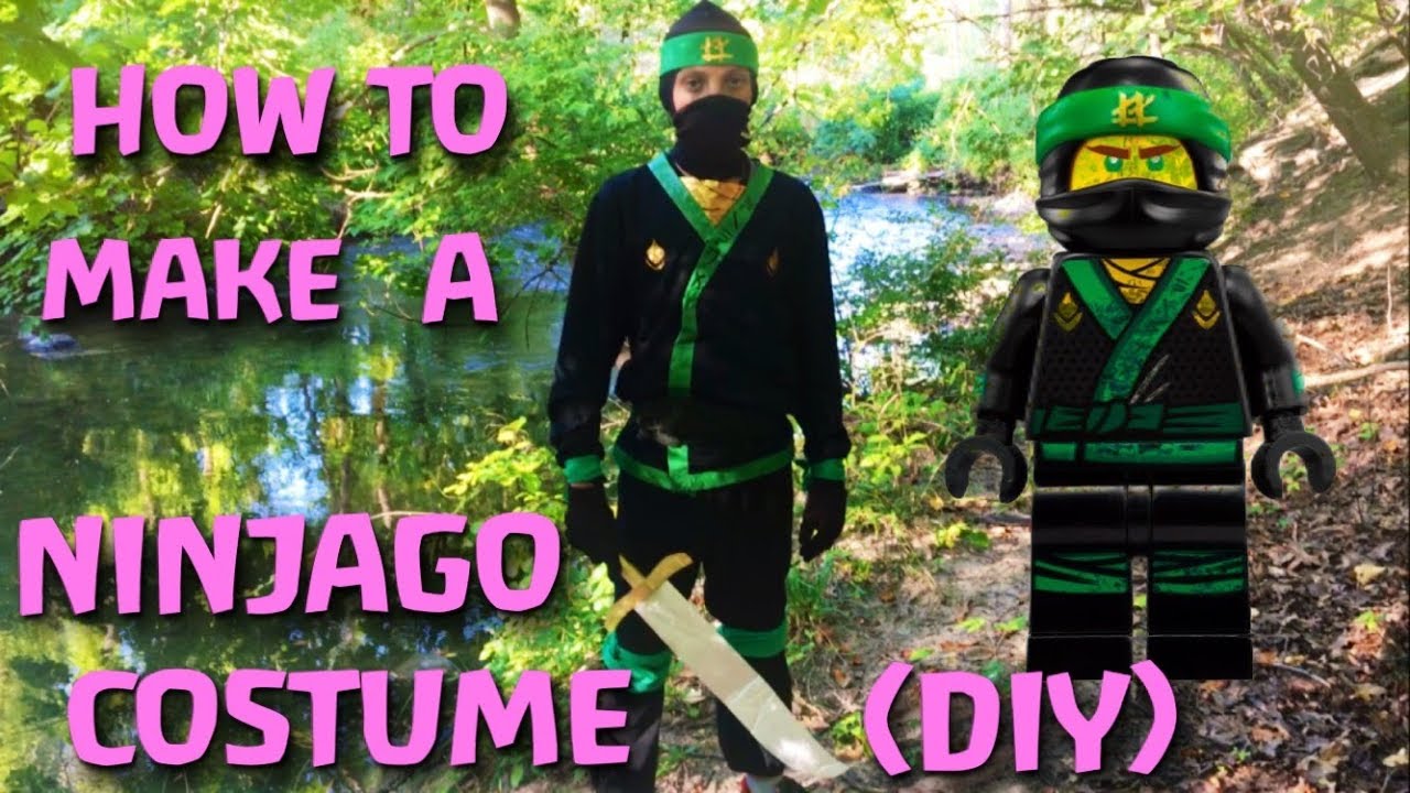 Make a DIY Green Ninja Costume! (Lego Ninjago)
