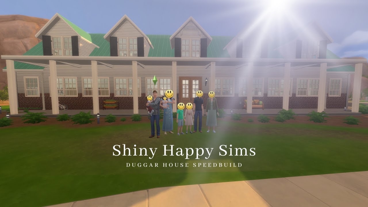 I built the Duggars' house in the Sims | Speedbuild