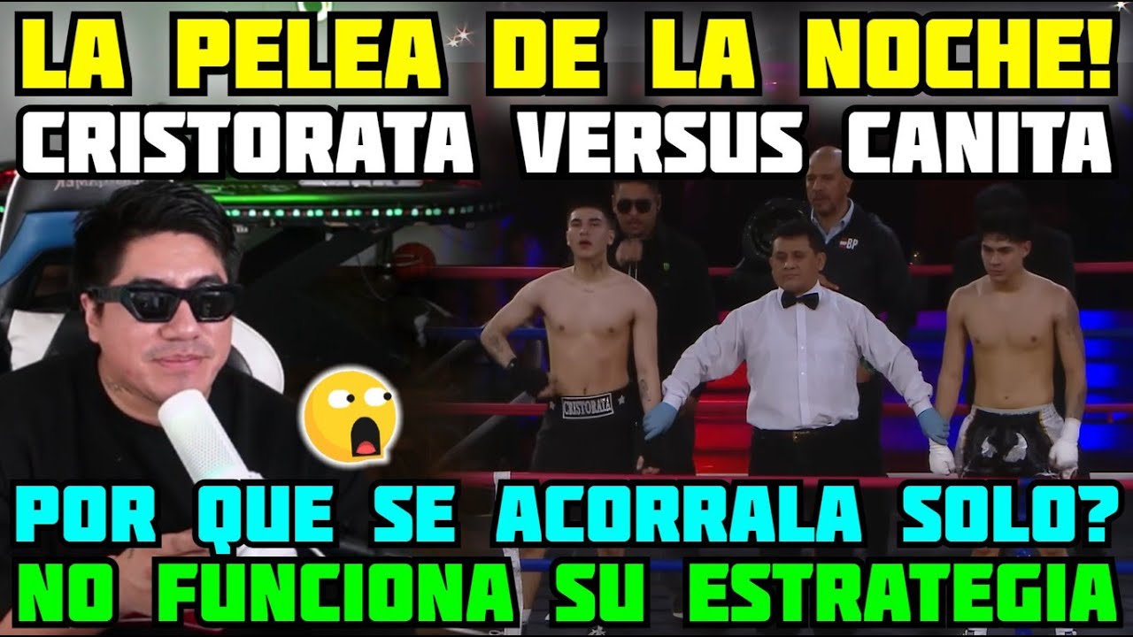 😲LA MEJOR PELEA DE LA NOCHE DORADA!😲SIDERAL REACCIONA A CAÑITA VS CRISTORATA!
