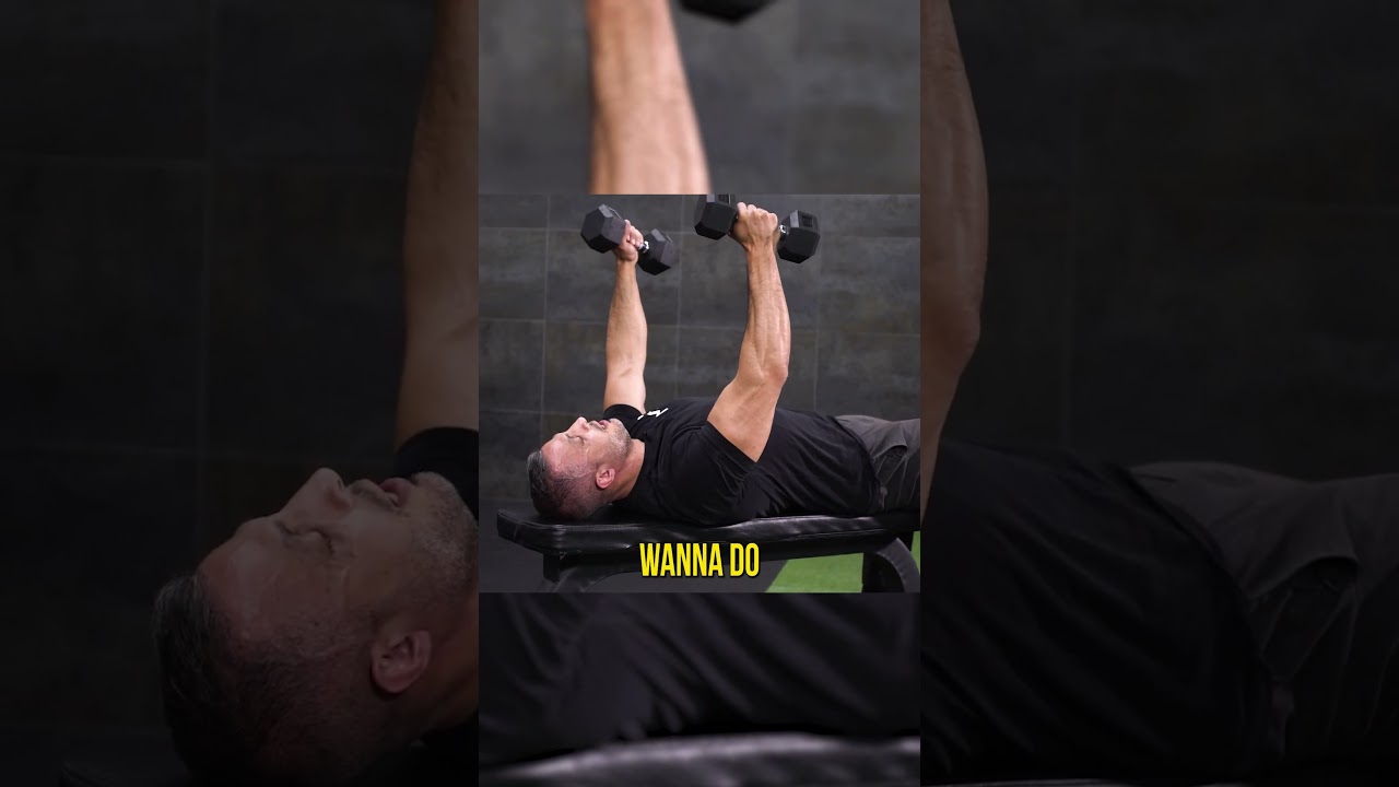 How To Do The Dumbbell Chest Fly #shorts