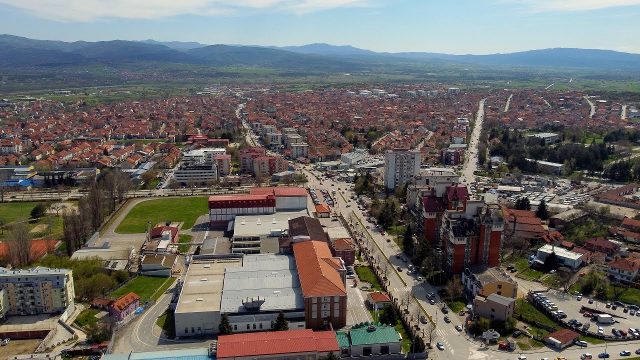 Vranje panorama -  Vranje panoramic view 4K