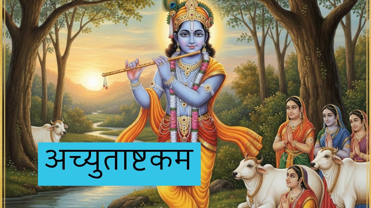 Powerful Krishna Mantra: Achuthashtakam | Peaceful Morning Chants
