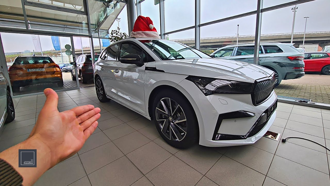 ПОЛНЫЙ ОБЗОР Skoda Enyaq iV 80 SportLine 2022 года | Обзор экстерьера и интерьера