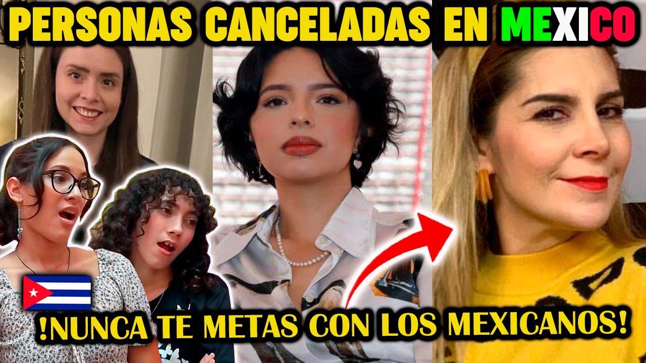 🇨🇺CUBANAS REACCIONAN a TOP 10 PERSONAS CANCELADAS EN 🇲🇽MEXICO *SIN PALABRAS*