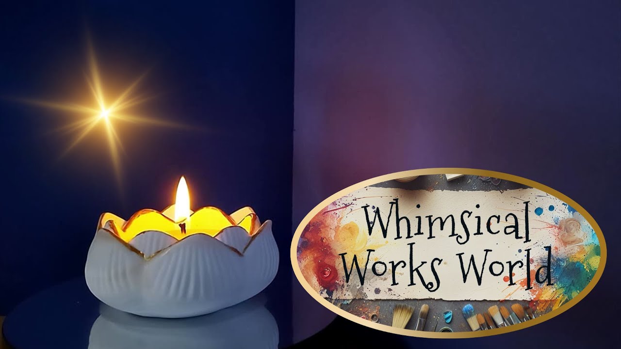 Create a Lotus Flower Tea Light and Candle Holder Using Eco Resin