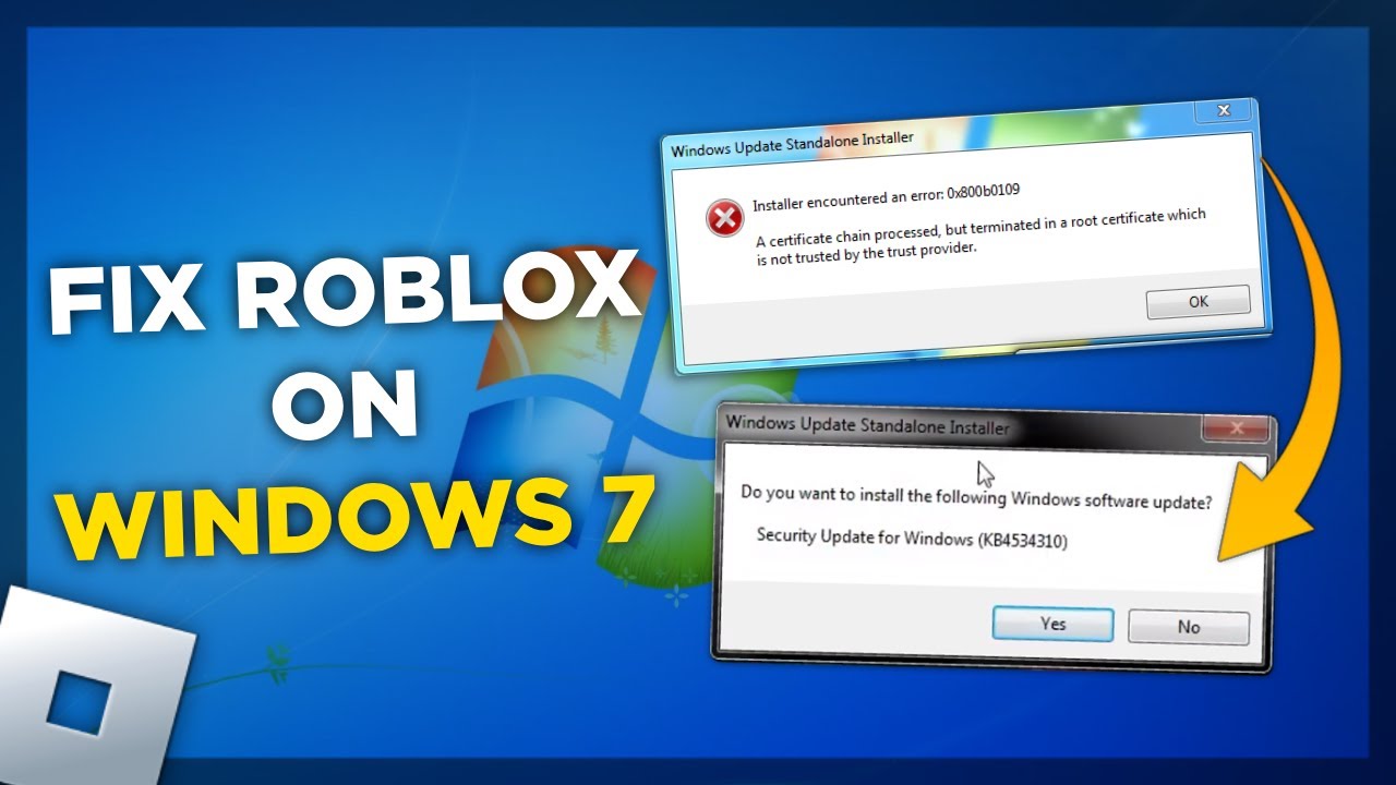 (PATCHED) How to fix ROBLOX on Windows 7 in 2024!