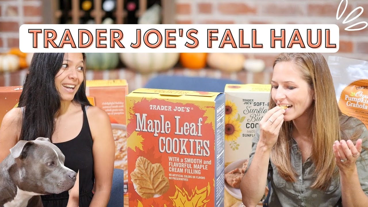 Vegan Fall Haul from Trader Joes + Taste Test! 🎃👻🍁