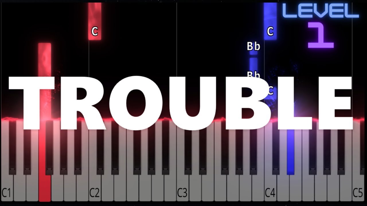 Trouble - Elvis Presley - EASY Piano Tutorial