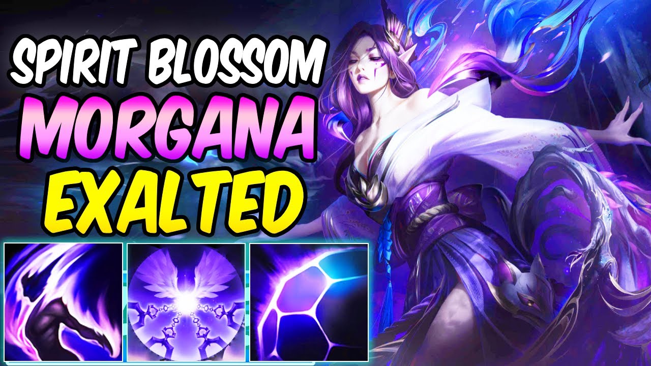 SPIRIT BLOSSOM MORGANA - 250$ EXALTED SKIN MID GAMEPLAY | New Build & Runes | League of Legends