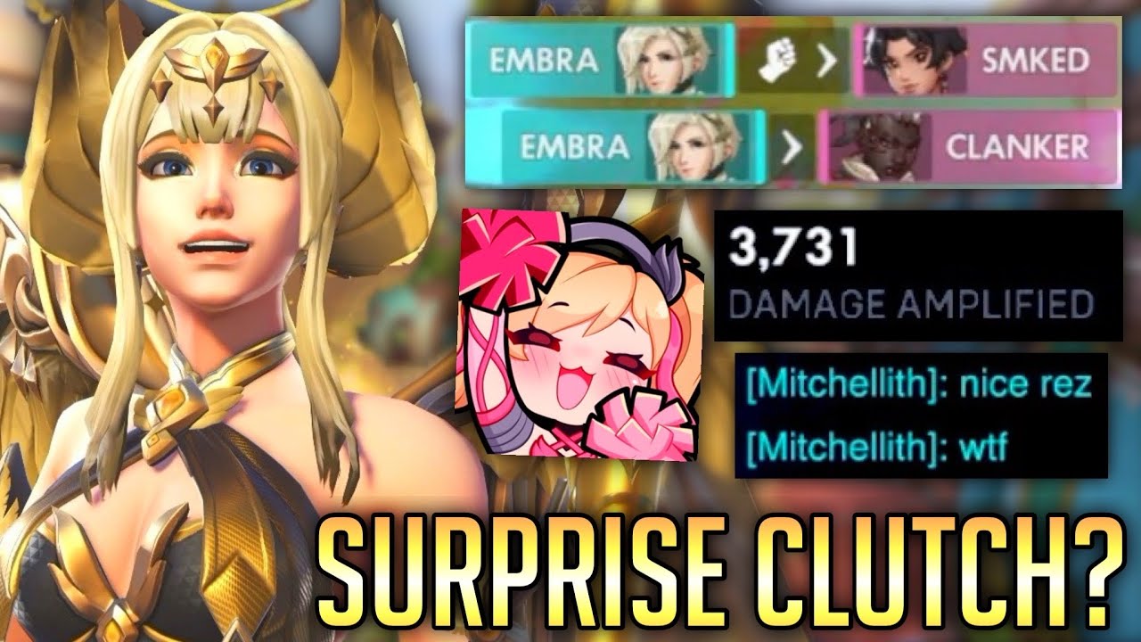 Unexpected Mercy Clutch?: Mercy Gameplay - Overwatch