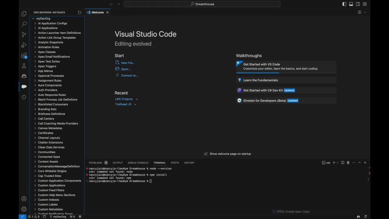 Get Started with Salesforce Development | Challenges 1 to 4