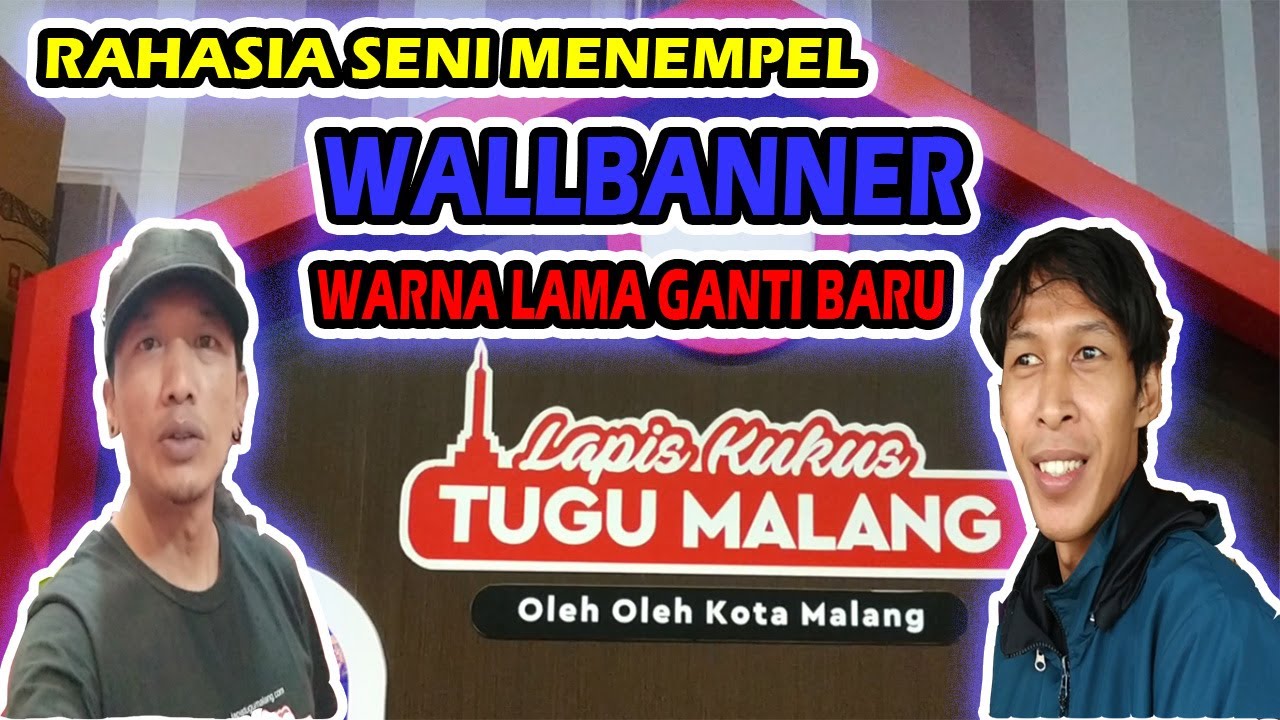 The Art Secret of Sticking with a New Color Wallbanner of Malang Tugu Steamed Layer