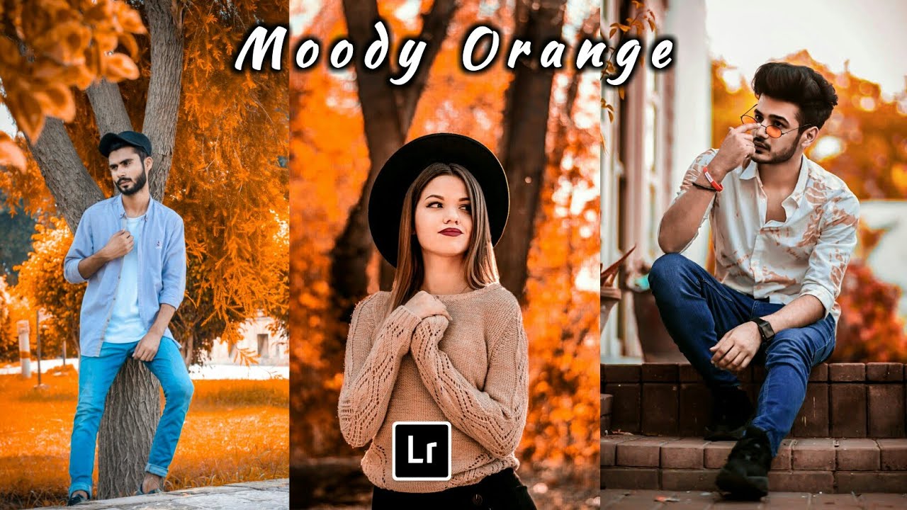 Lightroom Moody Orange Photo editing | Moody Orange Lightroom Mobile Presets Download