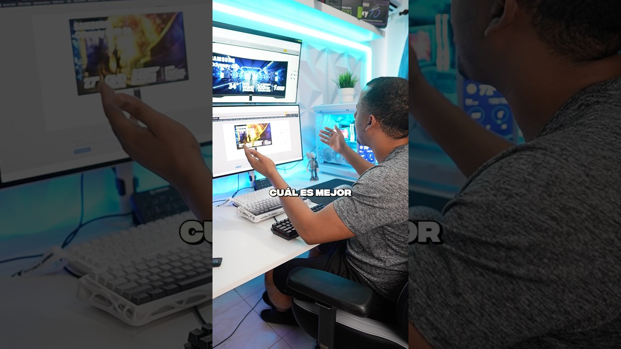 Cu&aacute;l monitor es mejor Curvo o Plano? #pcgaming #pctips #pcgamer #monitorgamer #techtips #gamer