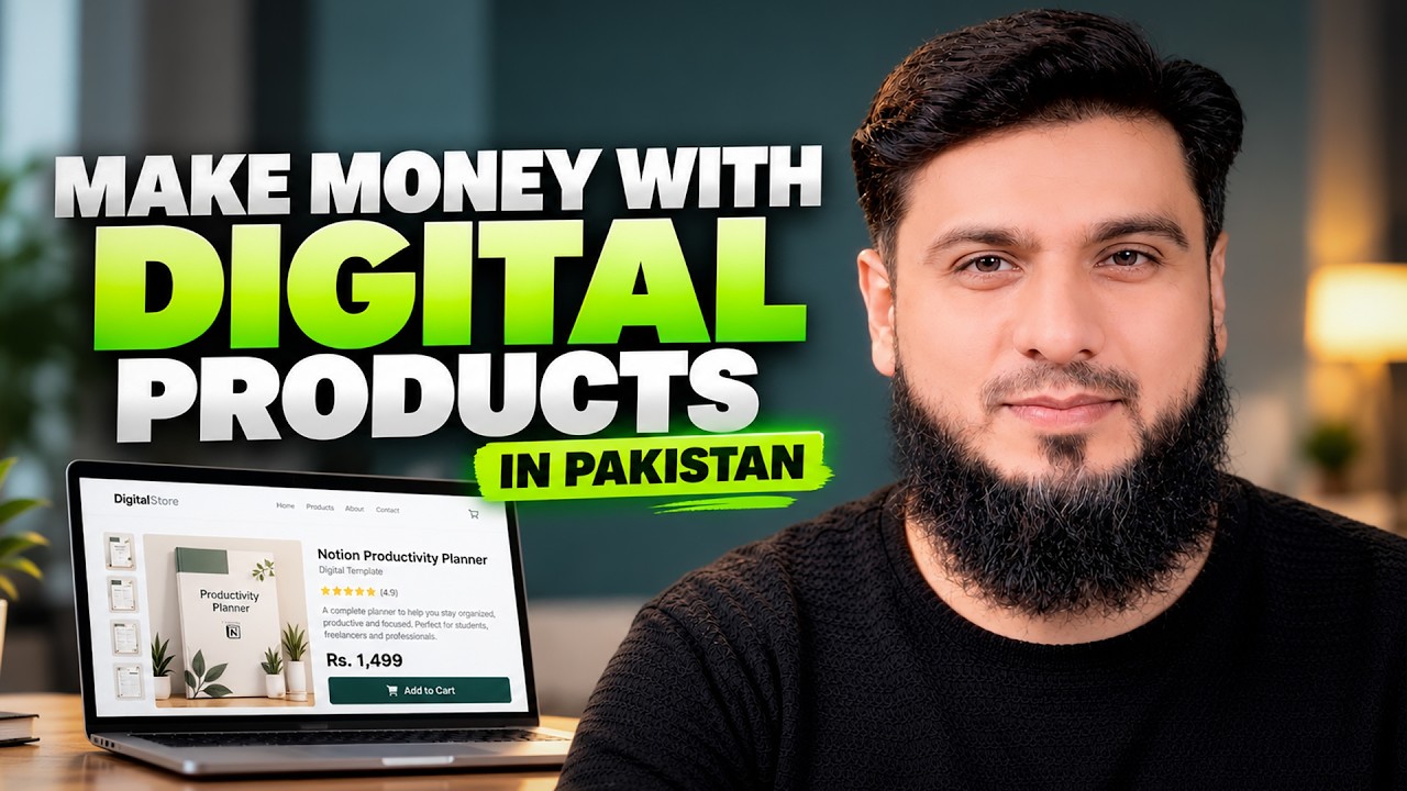 Make Money Online by Selling Digital Products in Pakistan