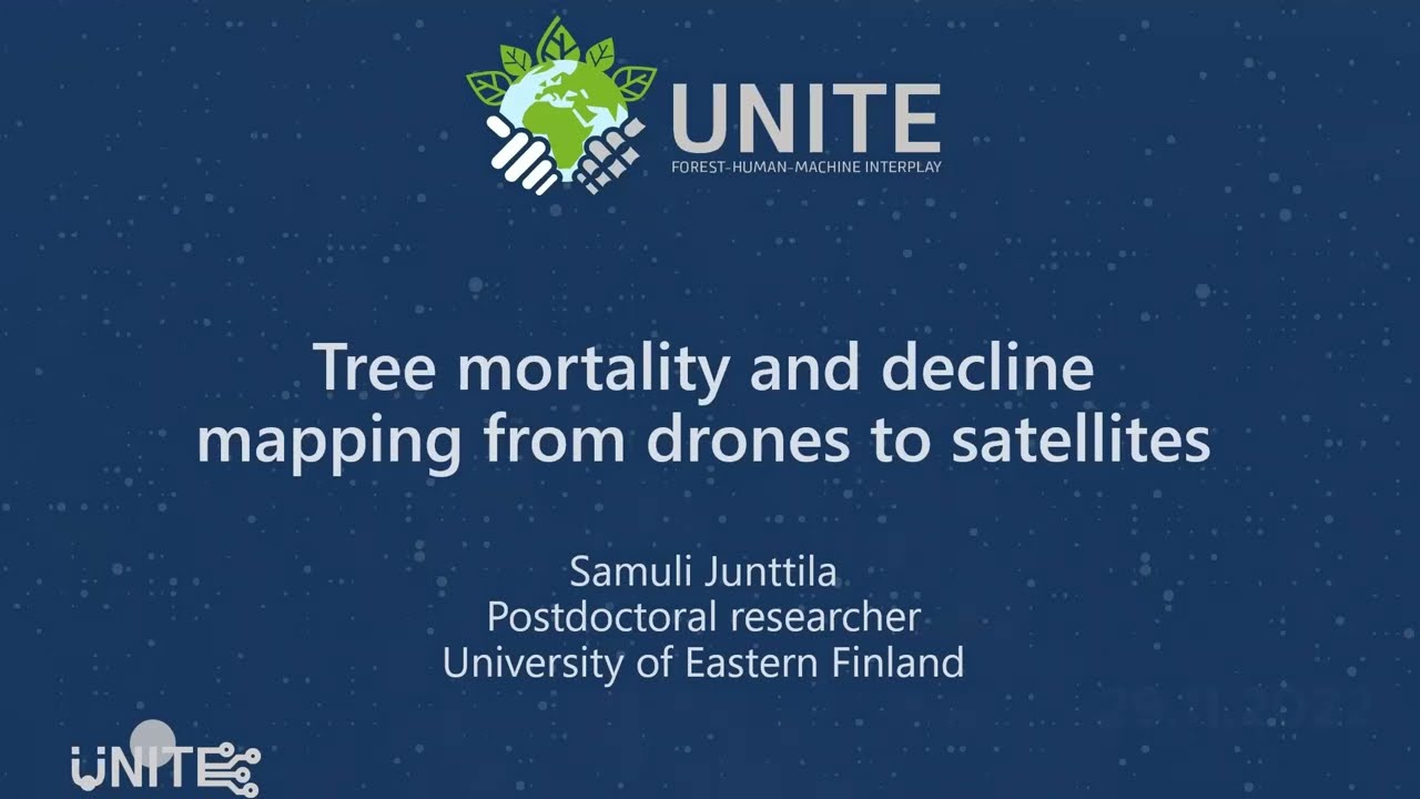 Tree decline mapping using drone-based multispectral imagery | Samuli Junttila, RESDiNET in Zvolen