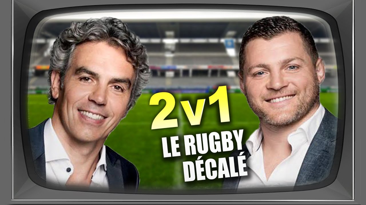 Benjamin KAYSER & FLIP VD MERWE 2V1 LE RUGBY DECALÉ