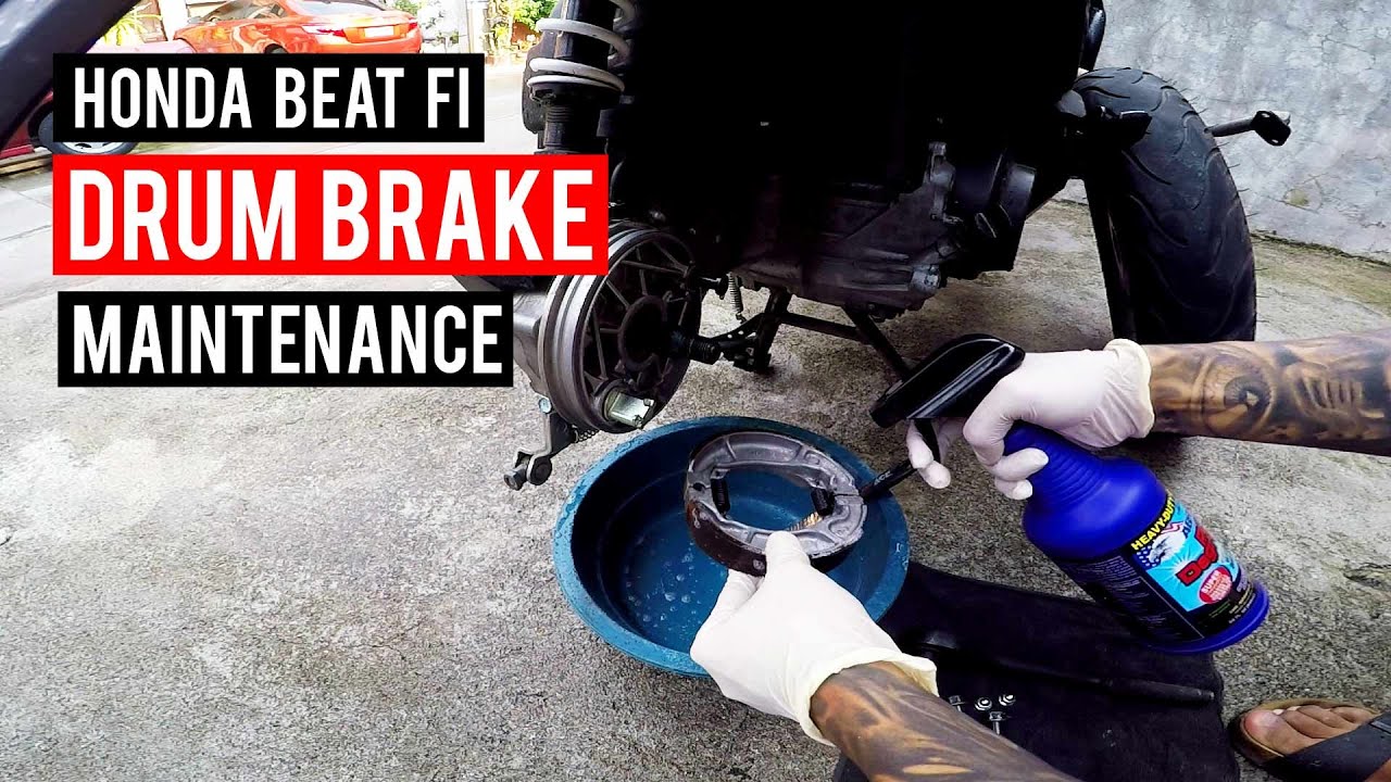 Honda Beat FI V2 | Drum Brake Maintenance
