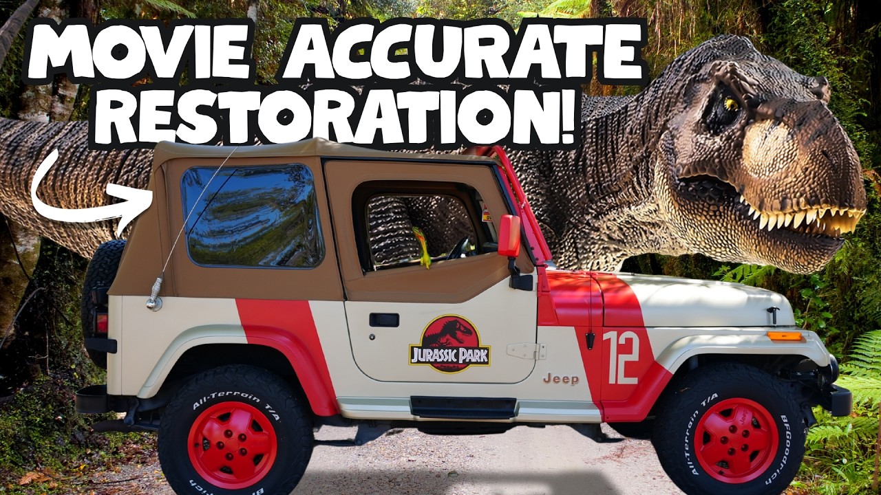 Movie Accurate Jurassic Park Jeep Restoration