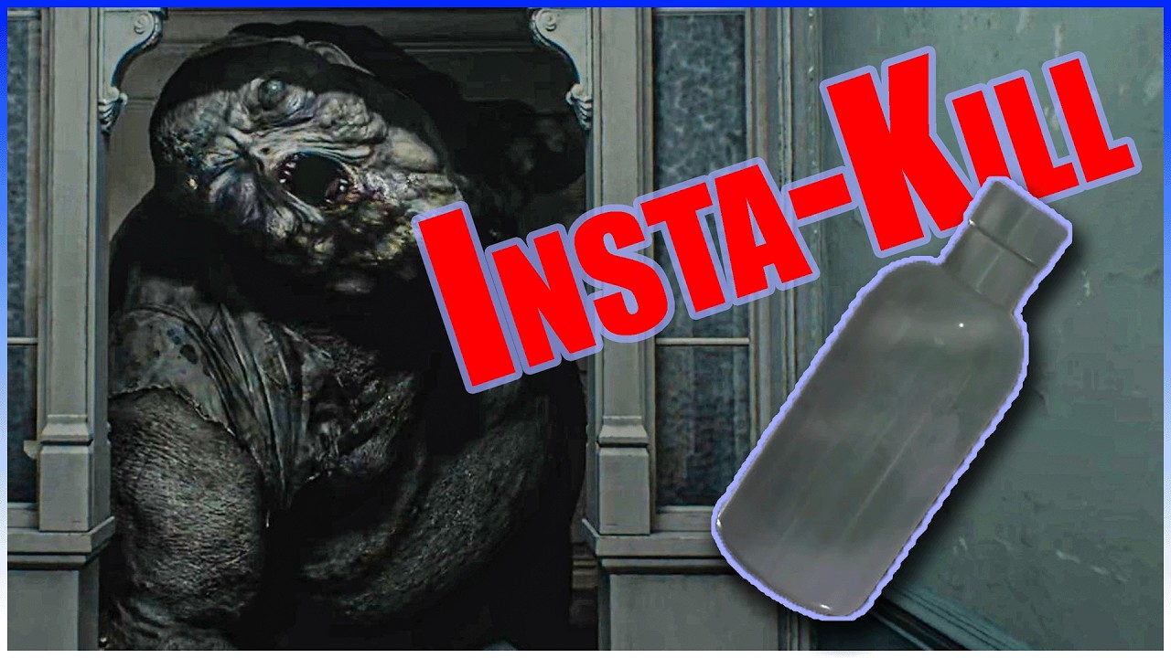 RE9 - How to INSTA-KILL Chunk with a BOTTLE !!