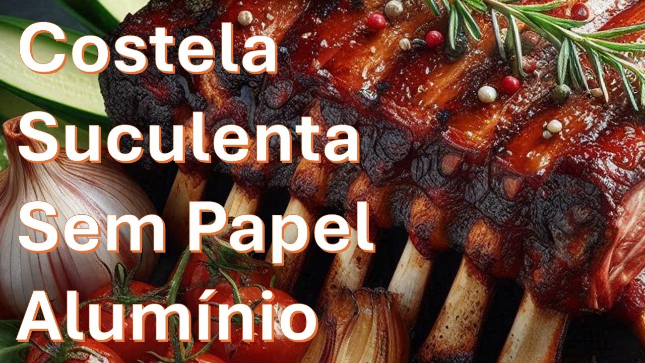 Como fazer COSTELA na churrasqueira sem PAPEL ALUMINIO