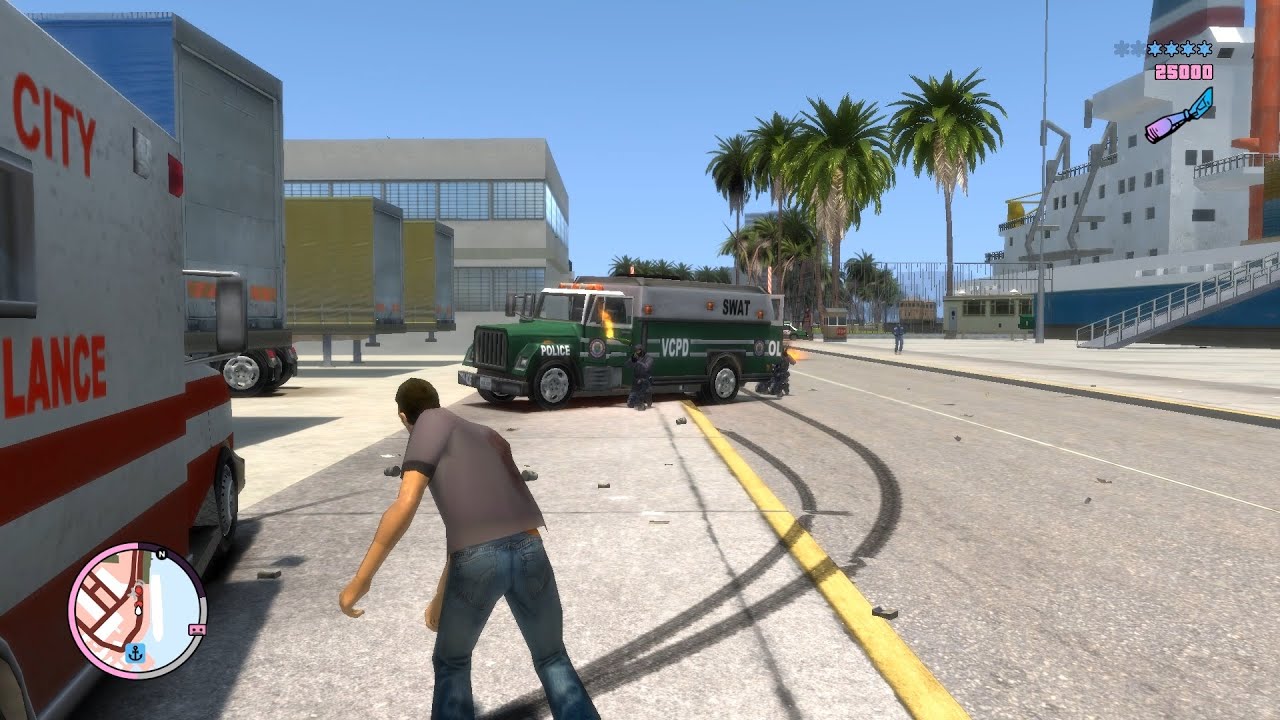 GTA Vice City Nextgen Edition 6 Stars Molotov Rampage