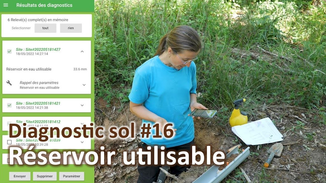Diagnostic sol # 16 | Réservoir utilisable