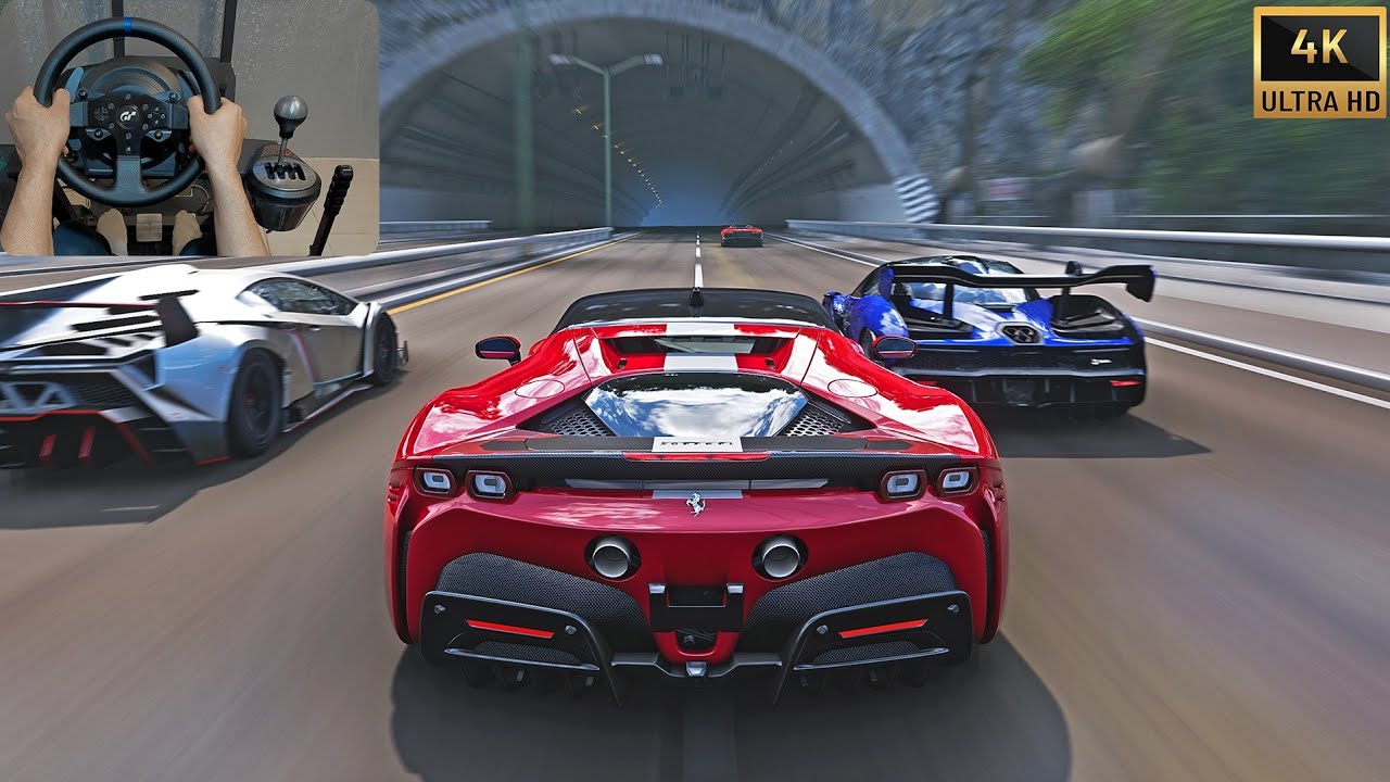 Ferrari SF90 Stradale Goliath Race Unbeatable | Forza Horizon 5 | Thrustmaster T300