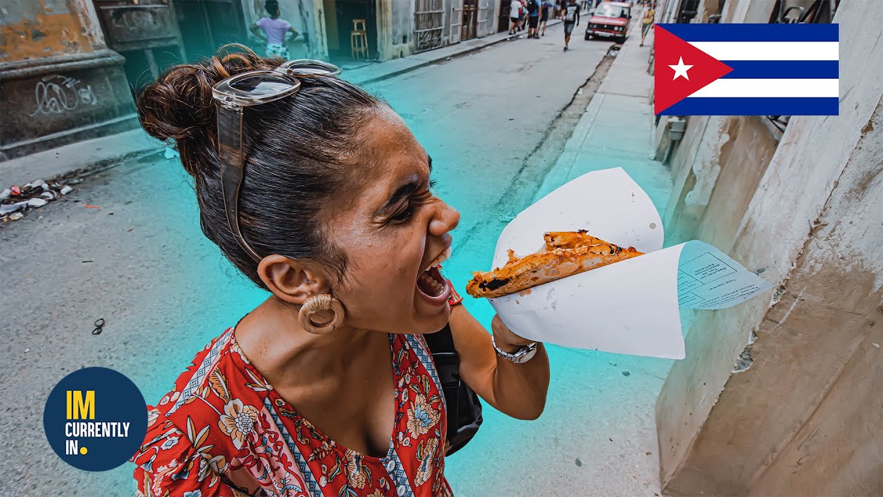 🍕🍔 Street FOOD in HAVANA CUBA ( Crazy WHAT WE FOUND )